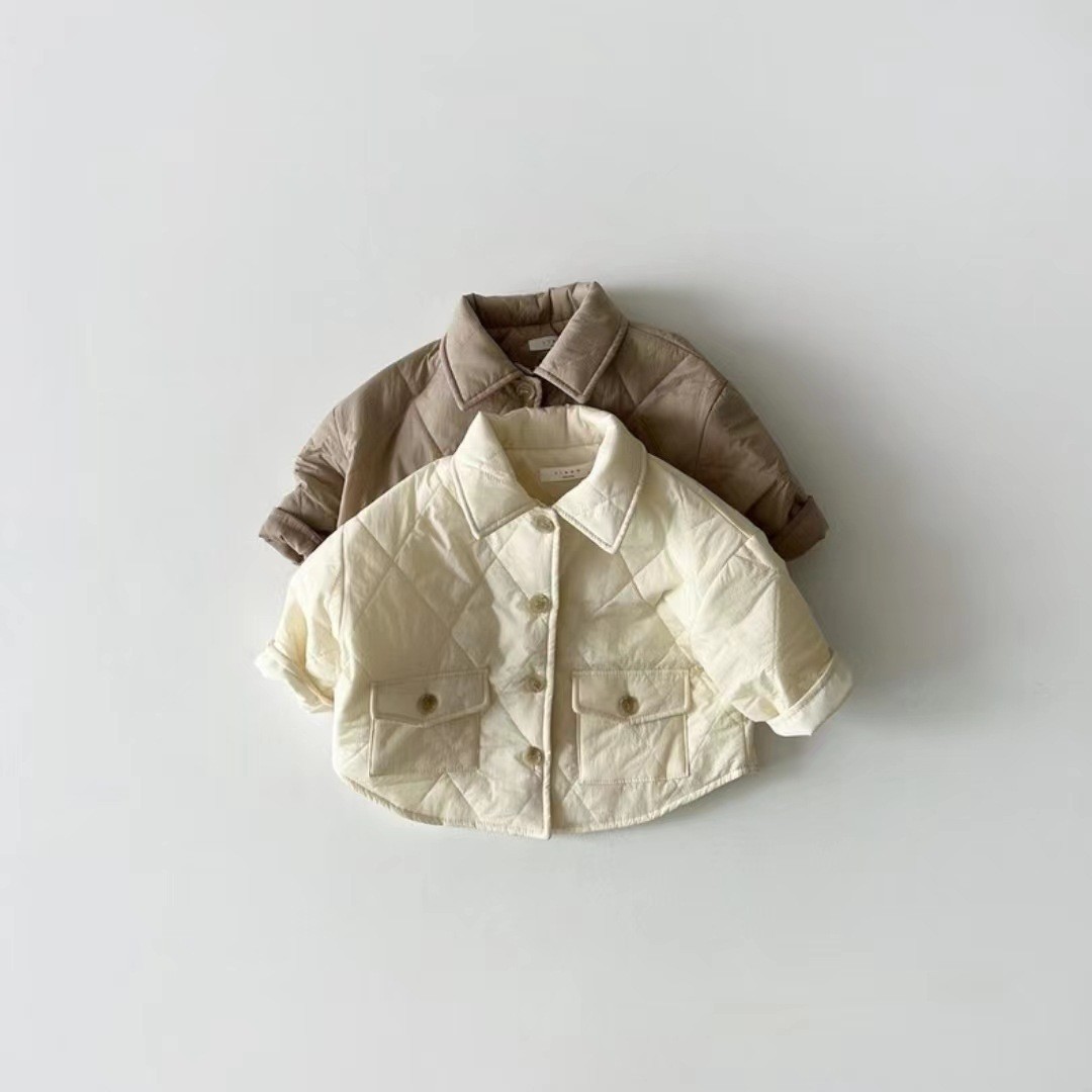Winter Clothing Newborn - WT3006 子供服冬 & 秋ソフトコート新生児厚い長袖ジャケット生き抜く幼児女の子 & 男の子
