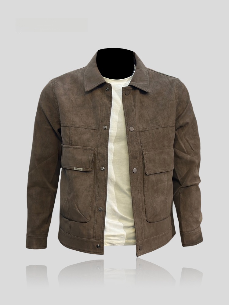 Winter Sun Clothing - I.T メンズ スリムフィット バイクジャケット 秋冬 フロストレザー