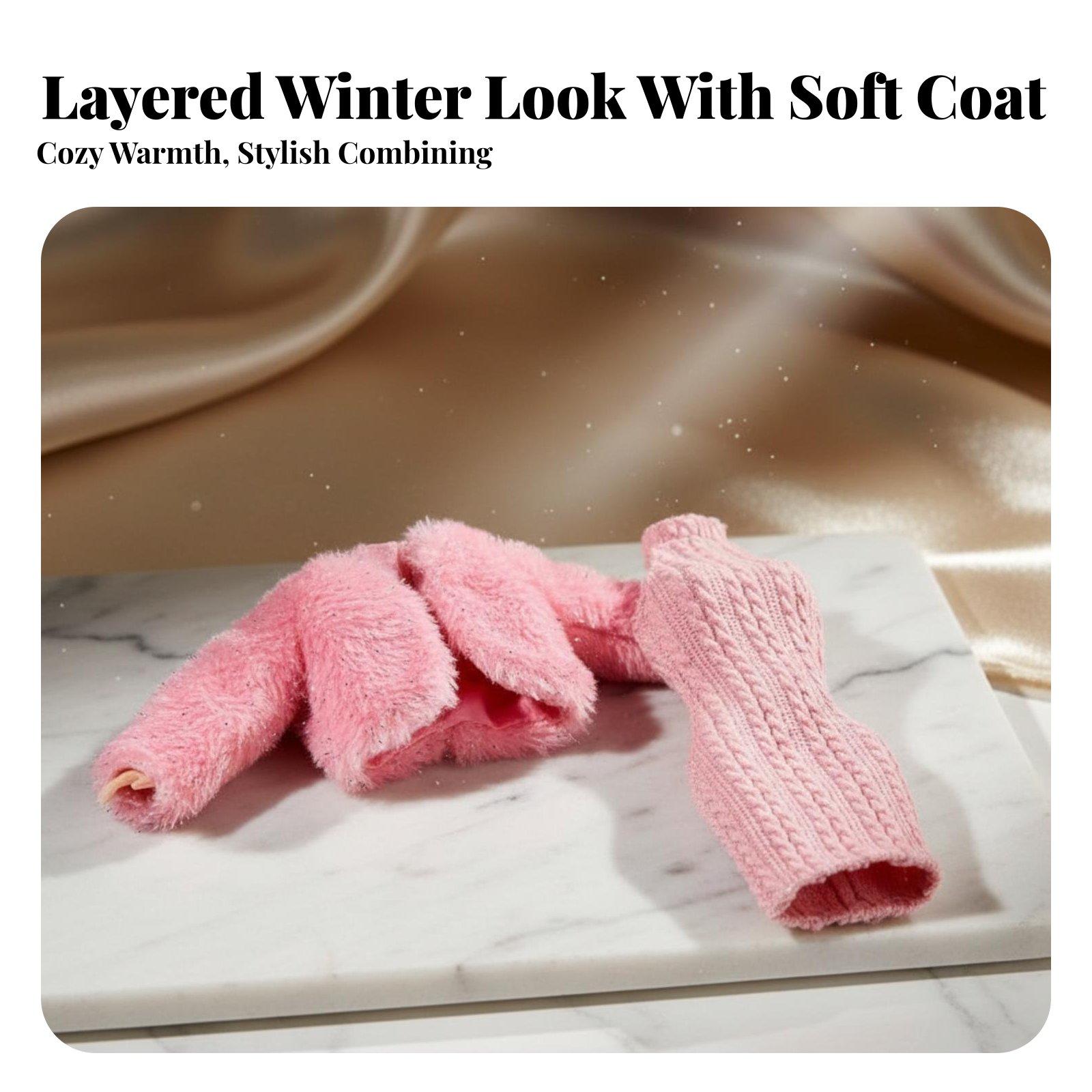 Winter Clothing Design - 30cmドール用ファッション服、おしゃれな冬服、スタイリッシュなデザインのニット