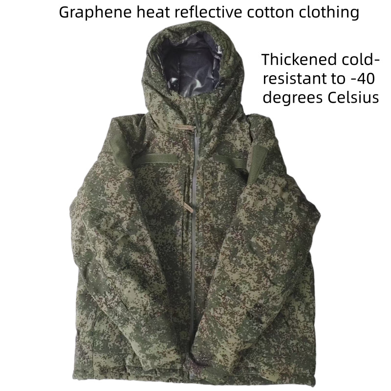 Winter Clothing Stores - ロシア製タクティカルコットンジャケット 防風防水保温 厚手グラフェン熱反射 冬用コンバットパーカー