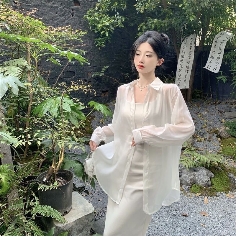 婦人服 蝶ネクタイ 日焼け止めシャツ 夏旅行の女神ブラウスY - Winter Sun Clothing のレビューと価格
