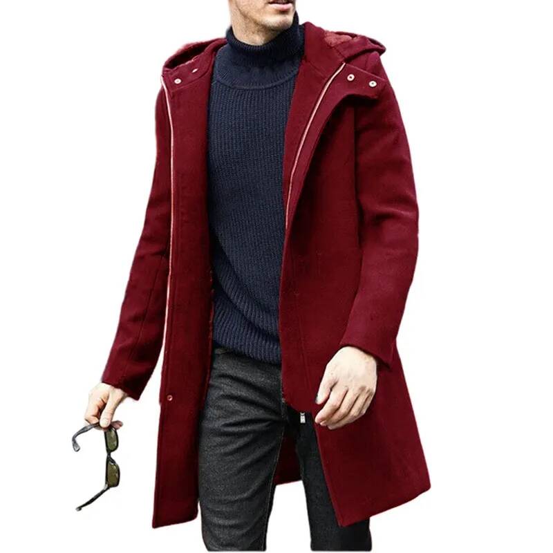 2026秋冬ウールコート カジュアルファッション フード付き - Winter Clothing Taiwan のレビューと価格