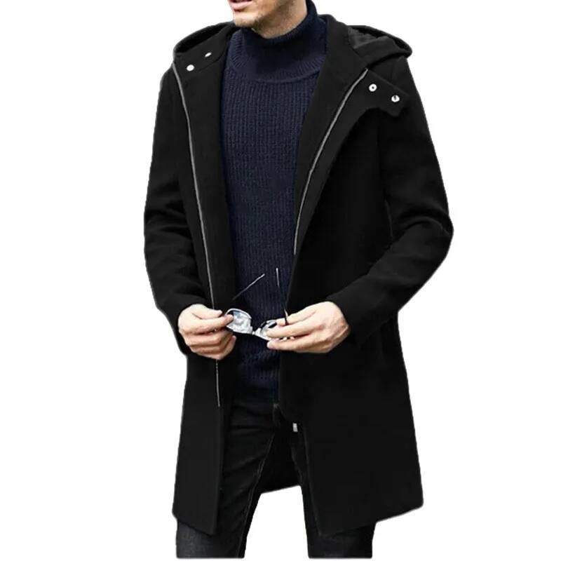 2026秋冬ウールコート カジュアルファッション フード付き - Winter Clothing Taiwan のレビューと価格