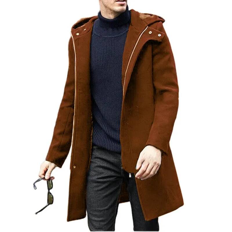 2026秋冬ウールコート カジュアルファッション フード付き - Winter Clothing Taiwan のレビューと価格