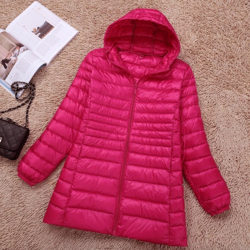 プラスサイズ 5XL 6XL 7XL 女性のフード付きパファ - Winter Clothing Stores のレビューと価格