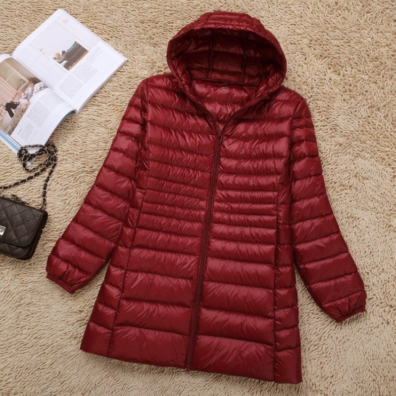 プラスサイズ 5XL 6XL 7XL 女性のフード付きパファ - Winter Clothing Stores のレビューと価格