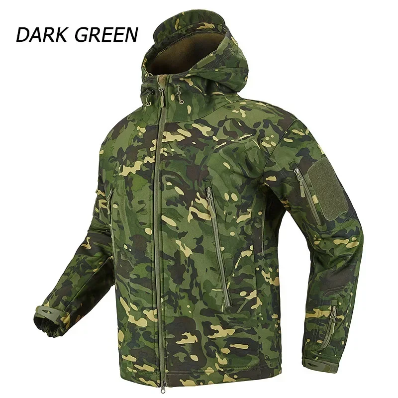 男性 M-5XL ジャケットパンツソフトシェルパーカーコート - Windproof Jacket Softshell のレビューと価格