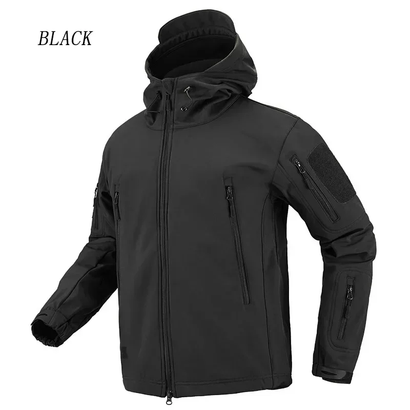 男性 M-5XL ジャケットパンツソフトシェルパーカーコート - Windproof Jacket Softshell のレビューと価格