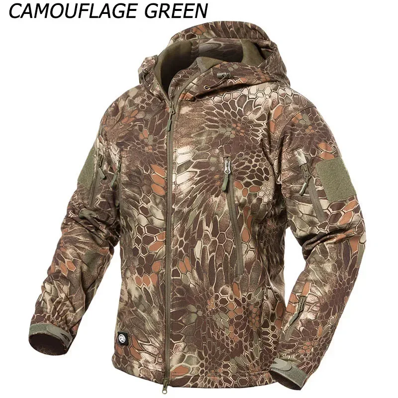 男性 M-5XL ジャケットパンツソフトシェルパーカーコート - Windproof Jacket Softshell のレビューと価格