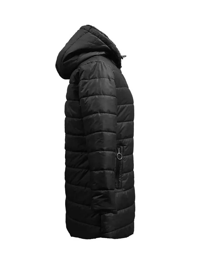 冬暖かいフィット感のあるフード付きジャケットミッドレングス長 - Winter Clothing Taiwan のレビューと価格