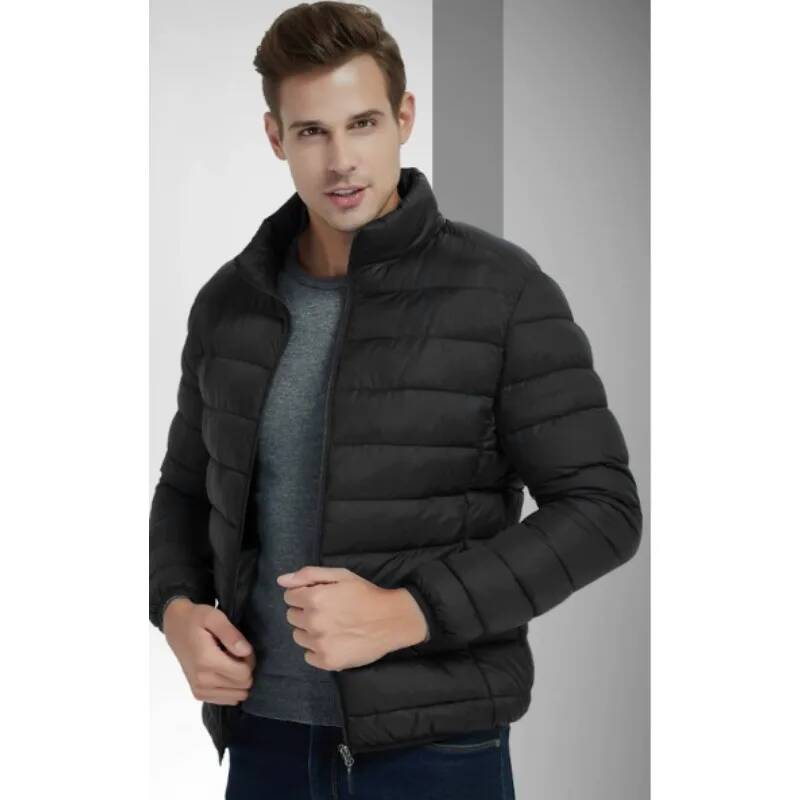 スタンドカラーカジュアルワークパーカーコートソリッド軽量サー - Winter Clothing Taiwan のレビューと価格