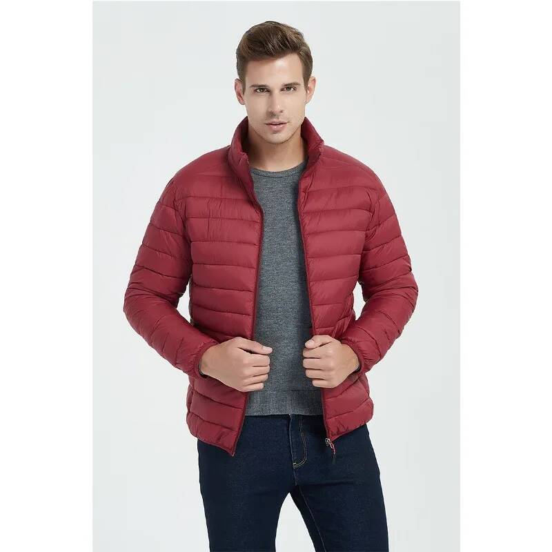 スタンドカラーカジュアルワークパーカーコートソリッド軽量サー - Winter Clothing Taiwan のレビューと価格