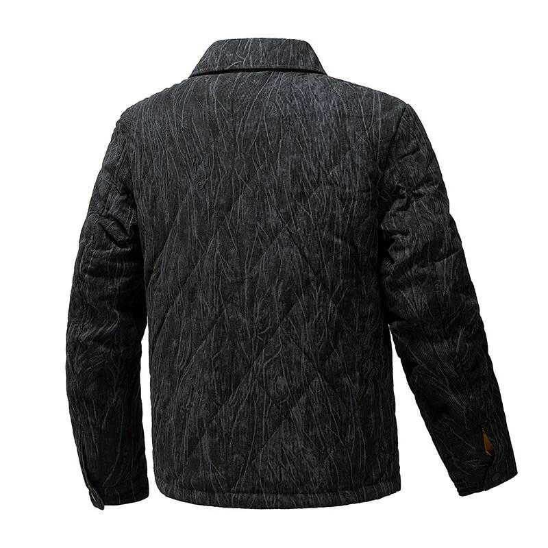 メンズ大型レトロジャケット両面タイダイカジュアルラペル暖かい - Winter Clothing Taiwan のレビューと価格