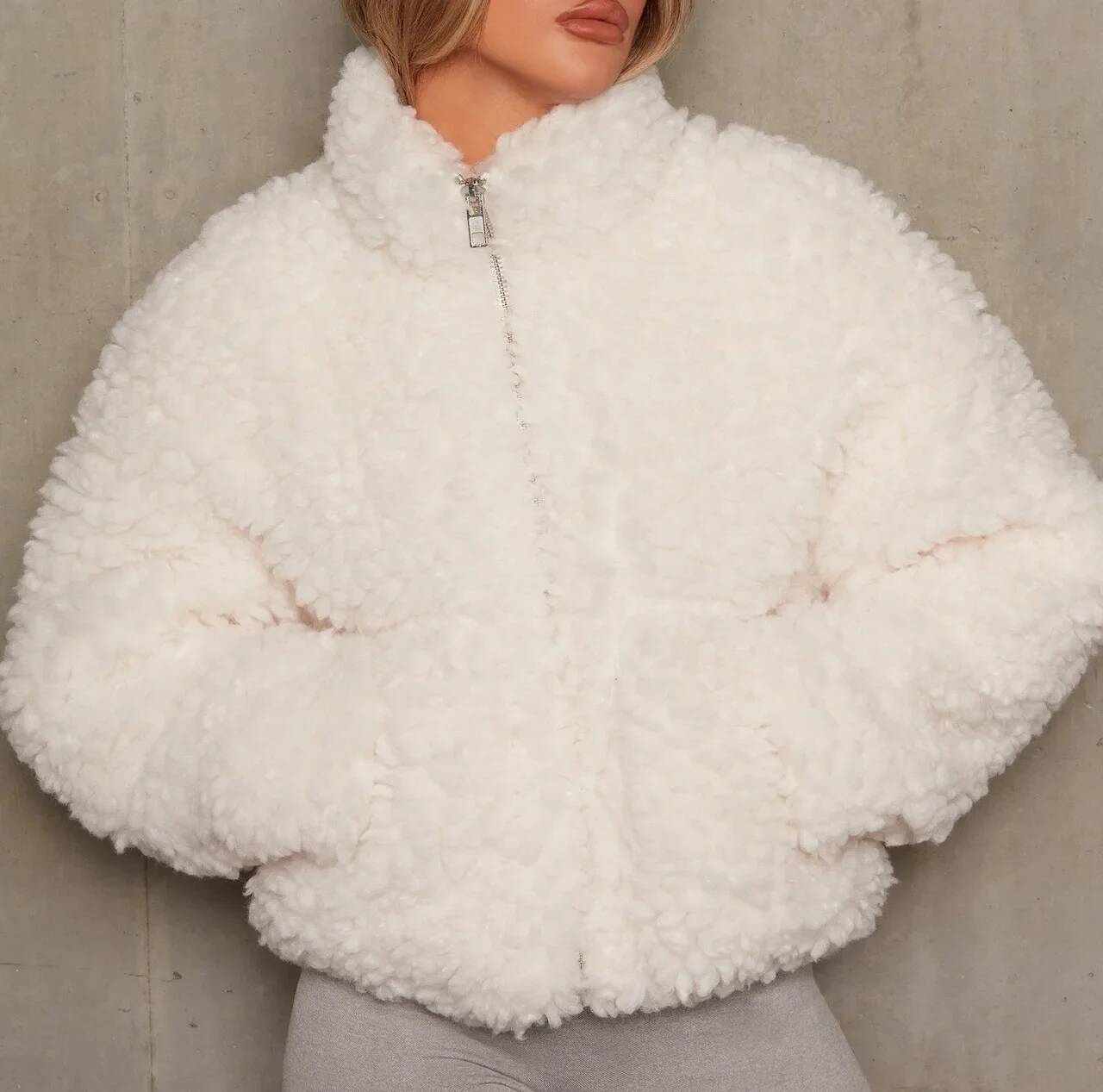2026秋冬ファー衣料新作暖かい厚手プラッシュカーディガンシ - Winter Clothing Taiwan のレビューと価格