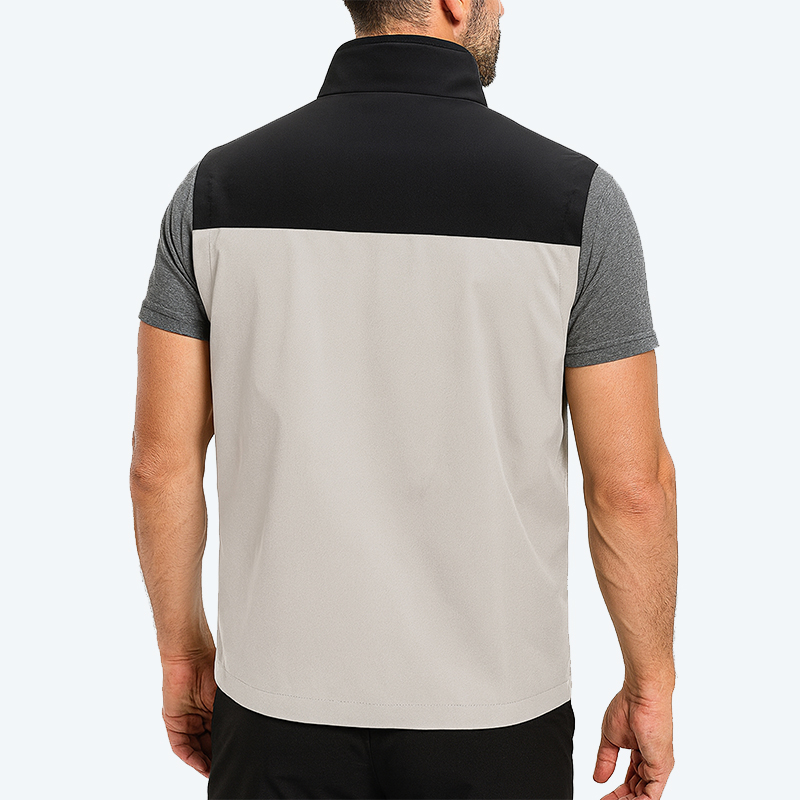 メンズ軽量ソフトシェルベスト ジッパーポケット付き 防風 ノ - Winter Clothing Design のレビューと価格