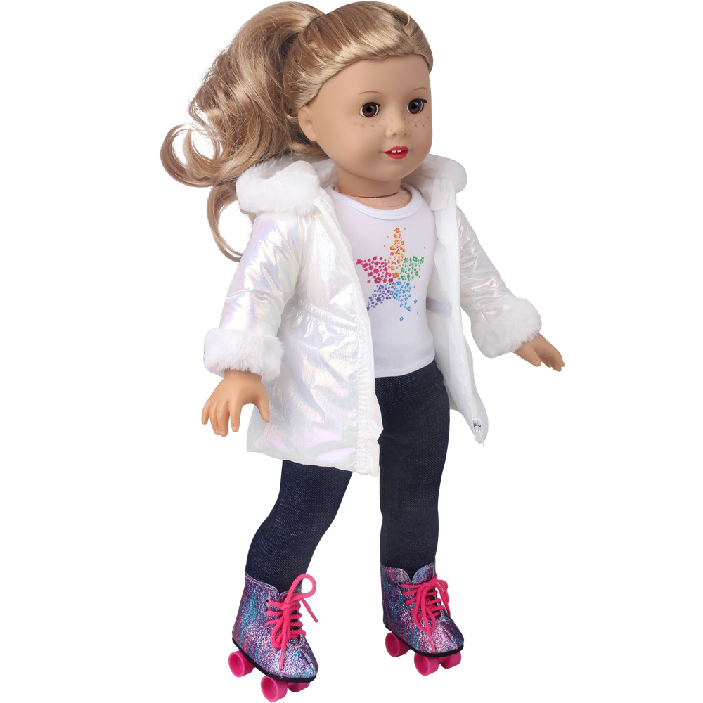 冬の人形服 43 センチメートル新生児人形ダウンジャケット  - Winter Clothing Newborn のレビューと価格