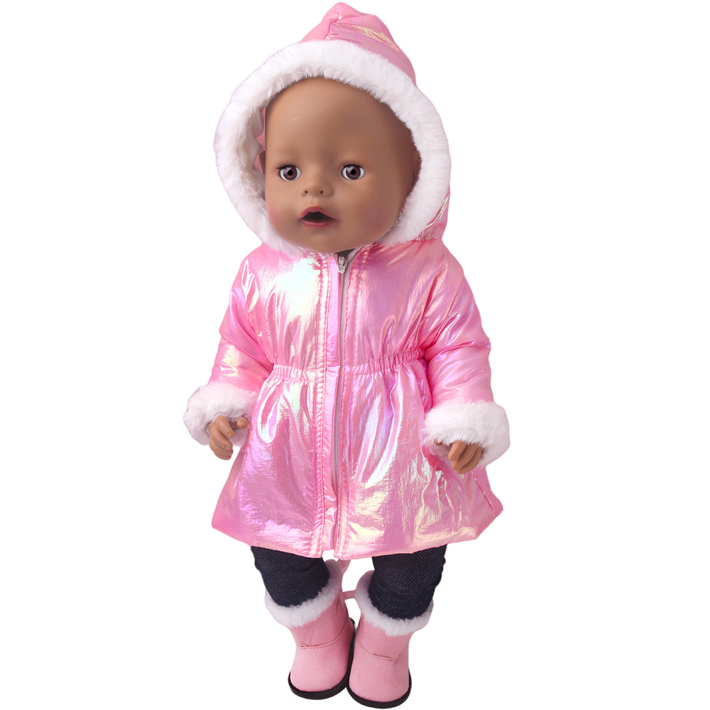 冬の人形服 43 センチメートル新生児人形ダウンジャケット  - Winter Clothing Newborn のレビューと価格