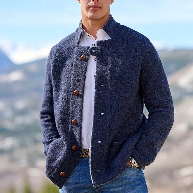 スタンドアップカラースーツジャケットカジュアルレトロボタンア - Winter Clothing Taiwan のレビューと価格