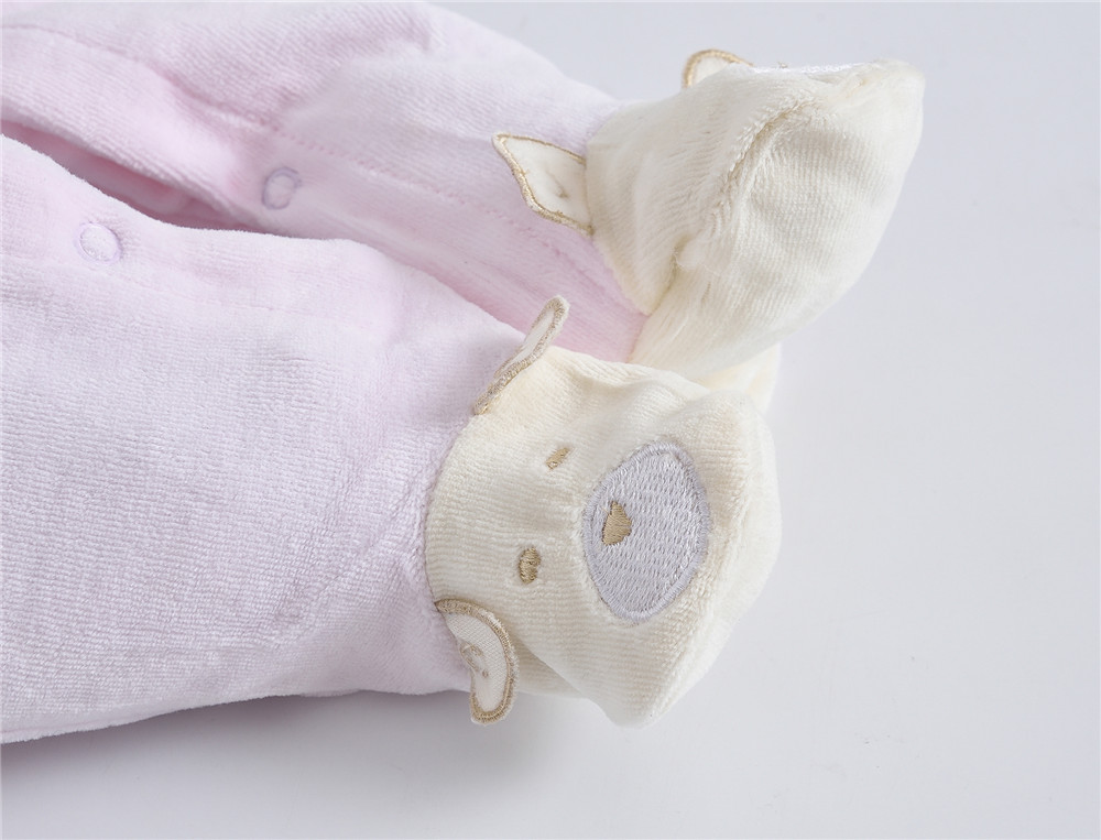 Kavkas 女の赤ちゃん服長袖綿冬暖かいロンパースクマ固体 - Winter Clothing Newborn のレビューと価格