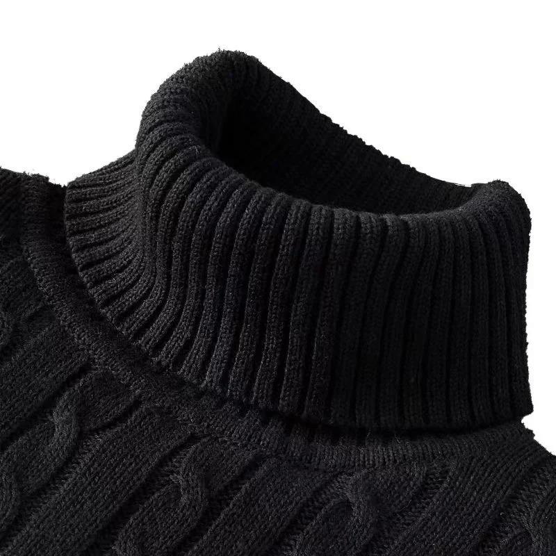 2024 紳士服秋冬セーターニットハイネック揚げ生地ツイスト - Winter Clothing Taiwan のレビューと価格