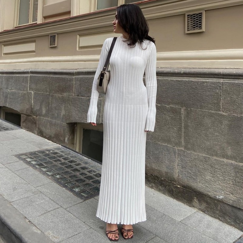 Talenza ニットレースアップマキシドレス女性のファッシ - Winter Clothing H&M のレビューと価格