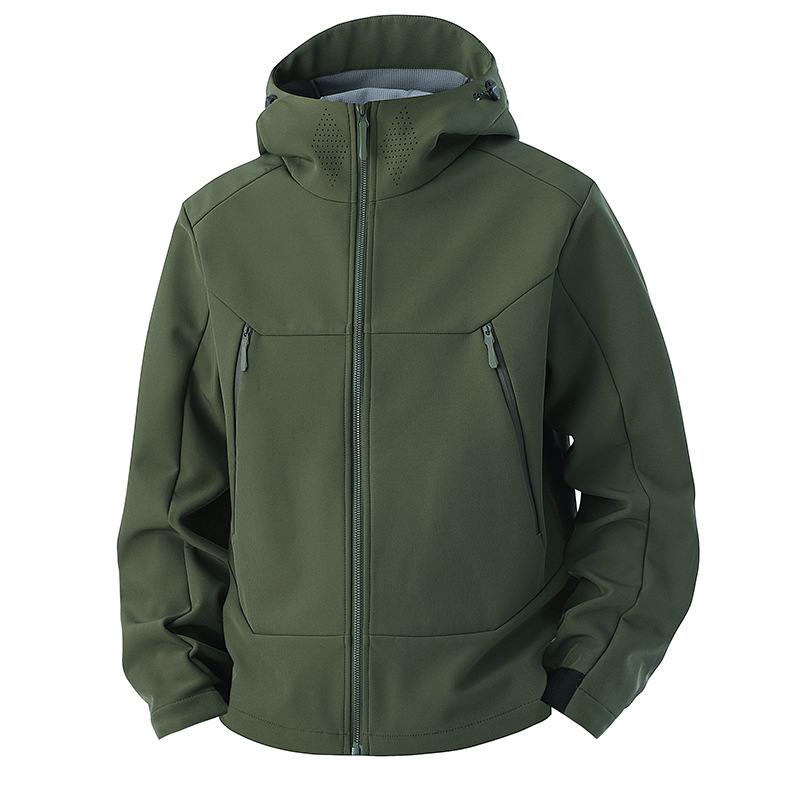 メンズ ソフトシェルジャケット 防風 防水 アウトドア スポ - Windproof Jacket Softshell のレビューと価格