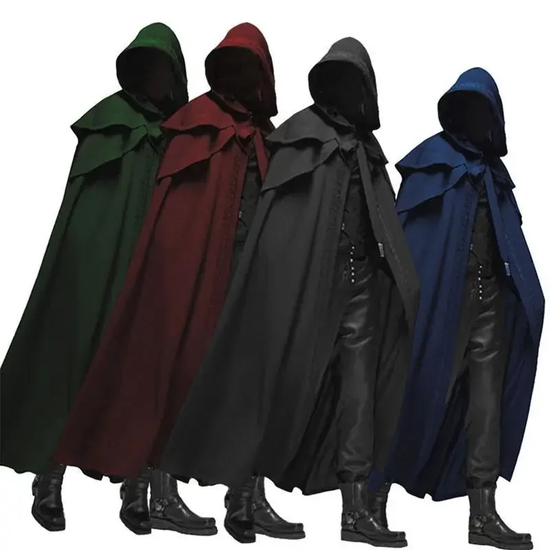 男性モンクコスプレ衣装 中世ヴィンテージゴシック フード付き - Winter Clothing Stores のレビューと価格