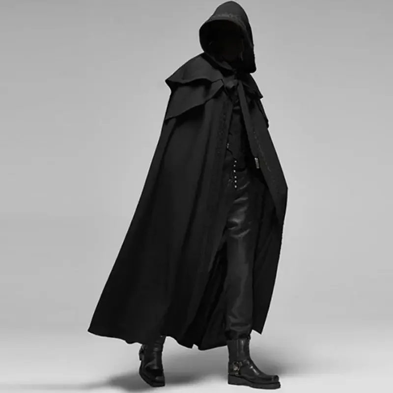 男性モンクコスプレ衣装 中世ヴィンテージゴシック フード付き - Winter Clothing Stores のレビューと価格
