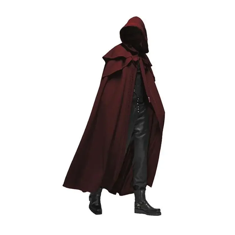 男性モンクコスプレ衣装 中世ヴィンテージゴシック フード付き - Winter Clothing Stores のレビューと価格